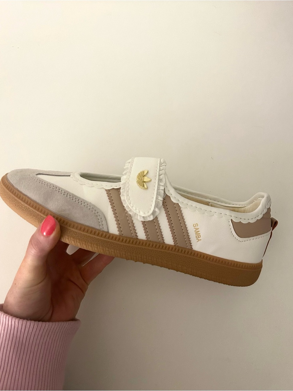 Adidas Samba Jane Ruffle in Pink